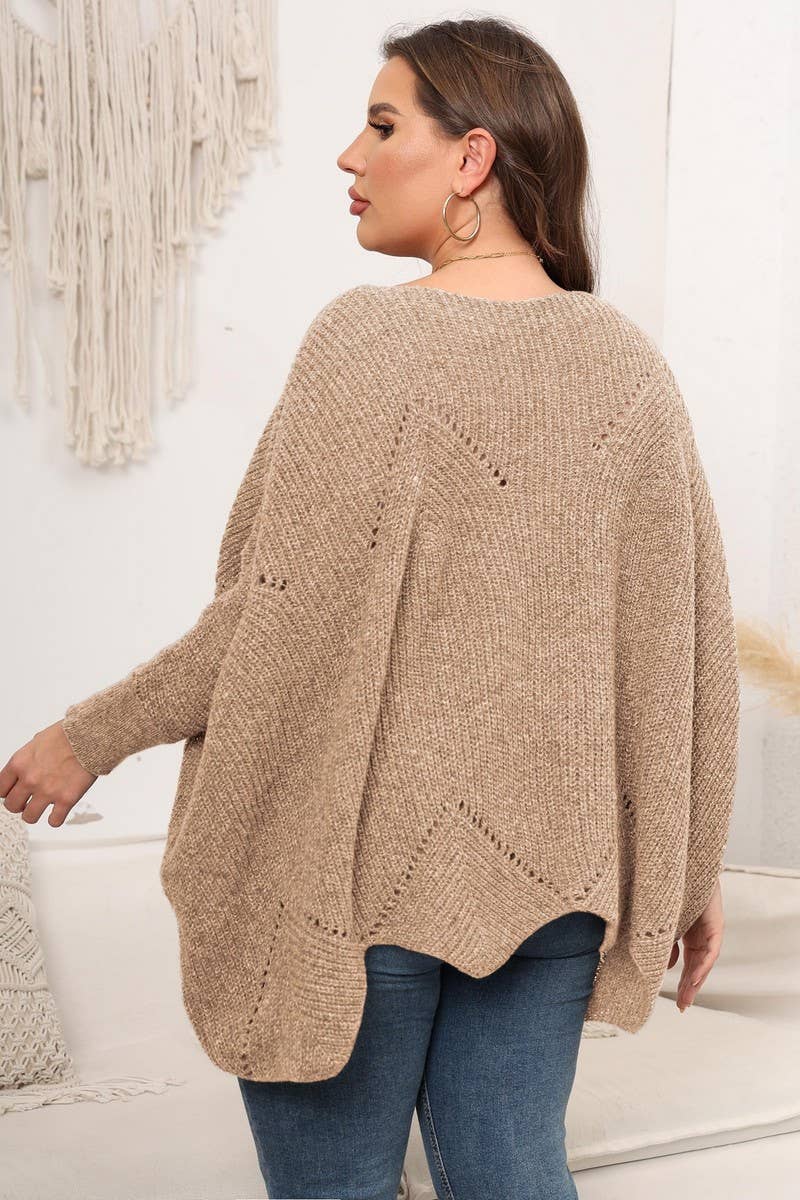 Beachside Knit Sweater Plus Size