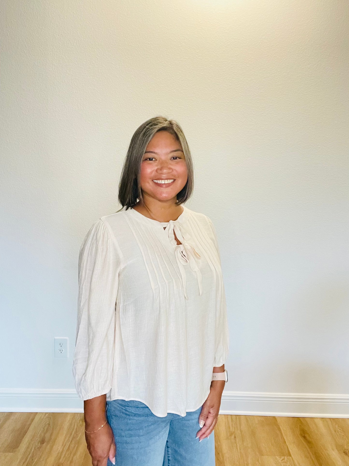 Sienna Pleated Tie Top