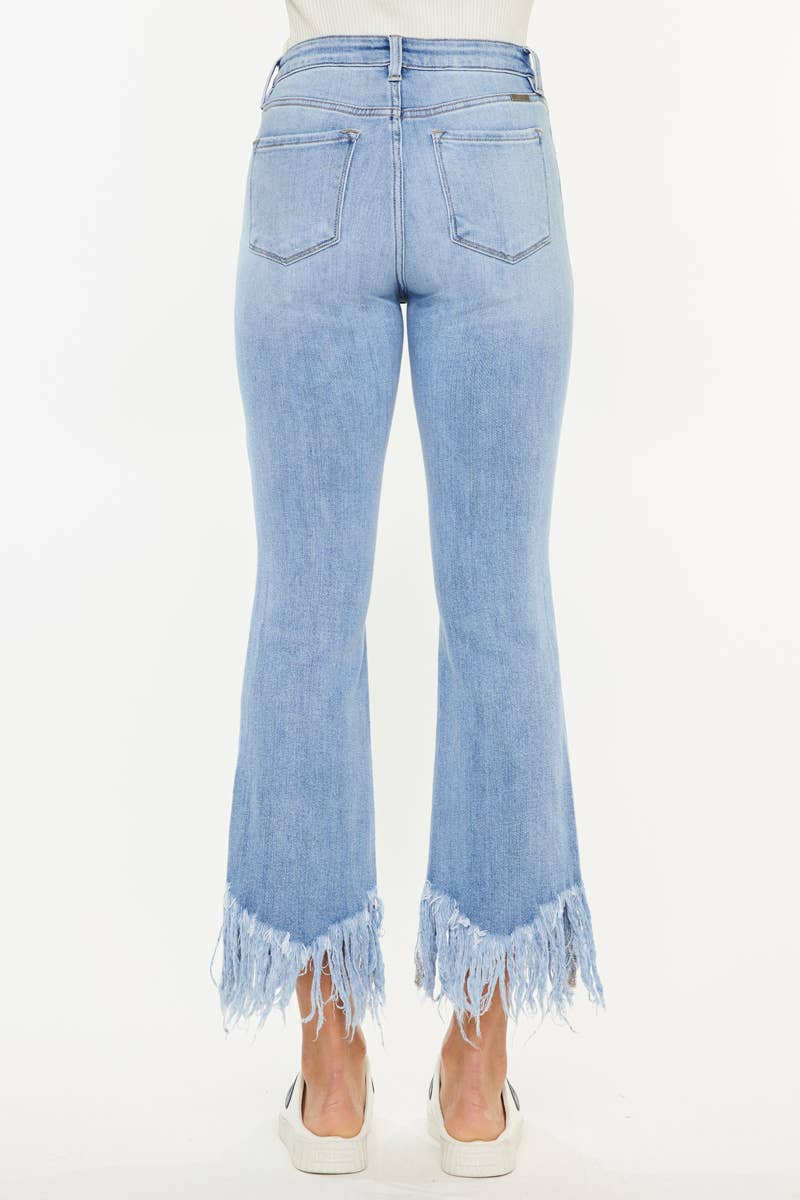 Ocean Breeze Fringe Jeans