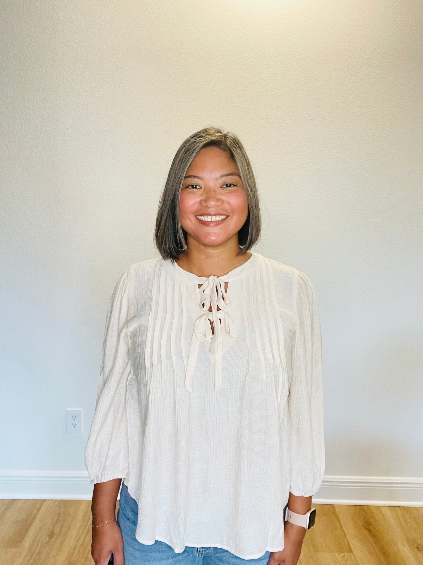 Sienna Pleated Tie Top