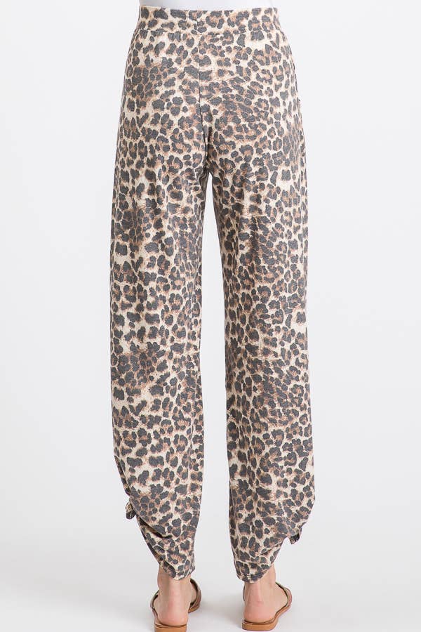 🐆Leopard Luxe Knot Pants