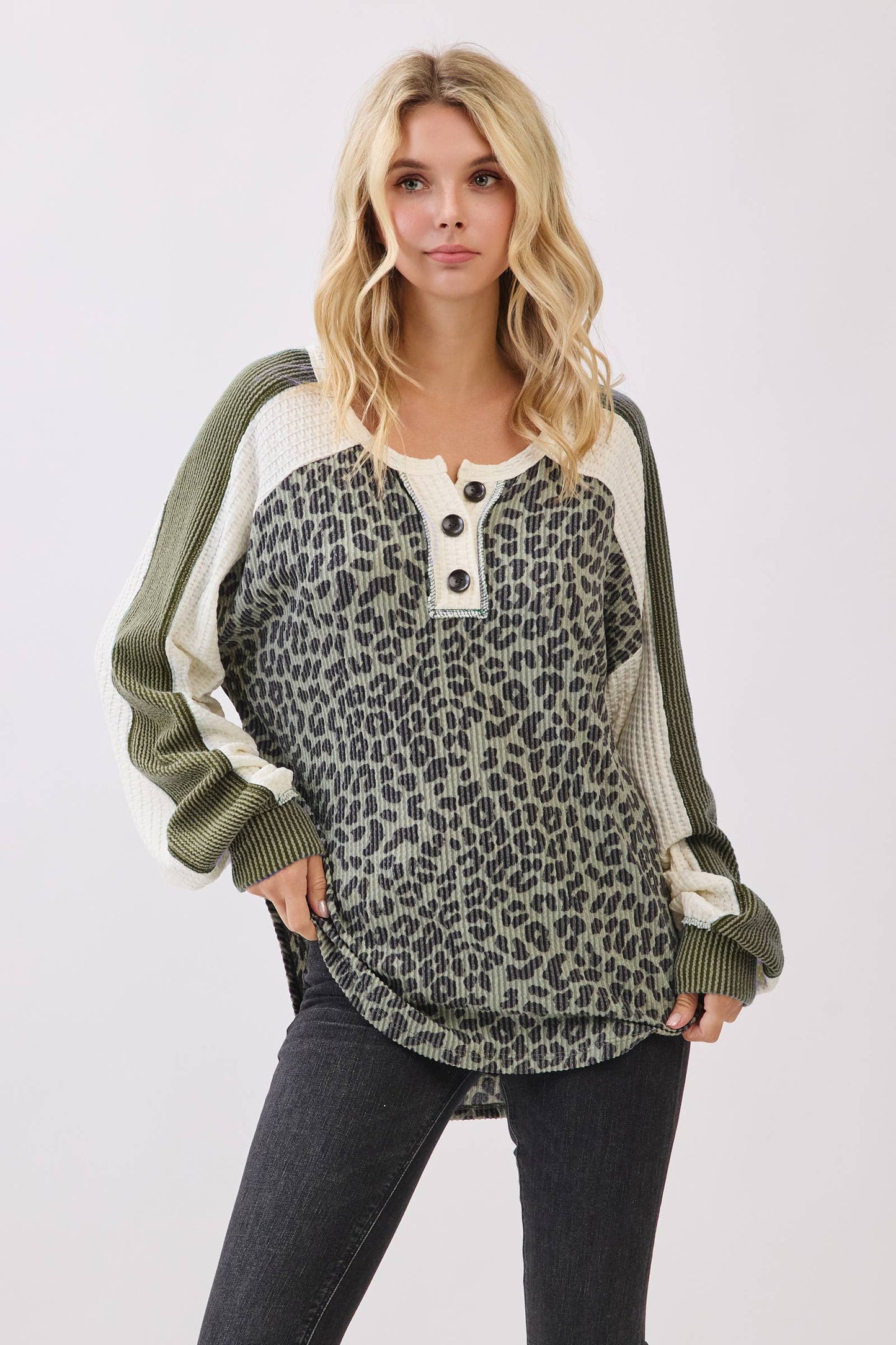 Wild Sage Button-Up Thermal