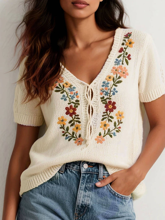 🌸 Floral Haven Knit 🌸
