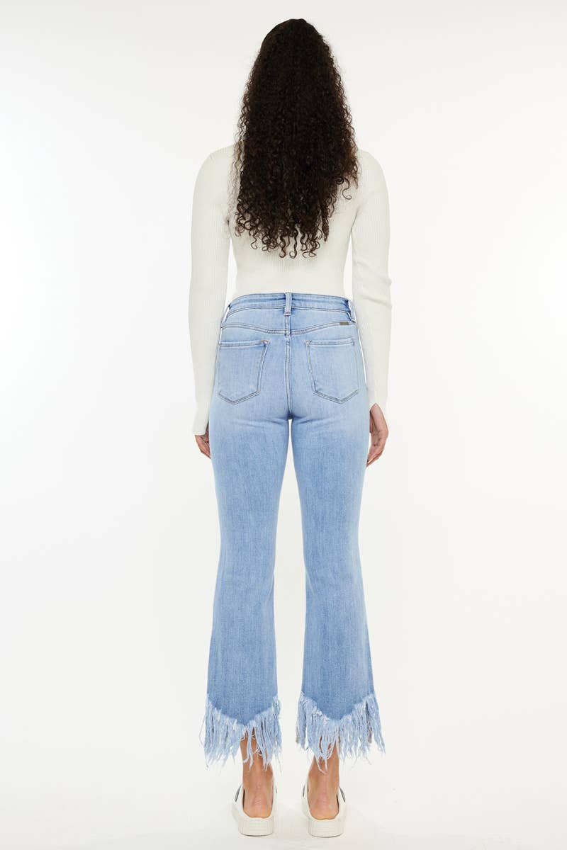 Ocean Breeze Fringe Jeans