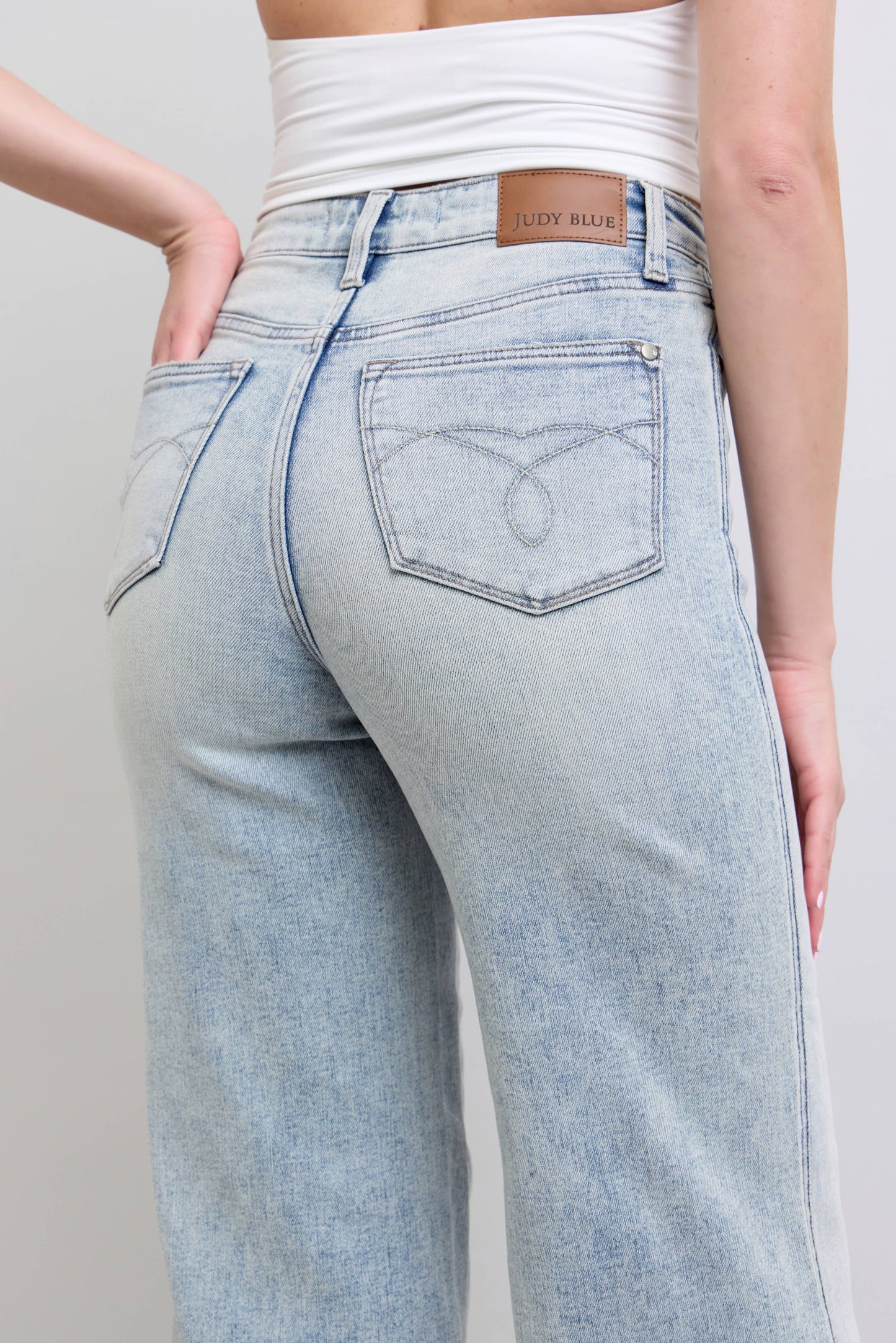 Saltwater Flares | Light Wash Denim