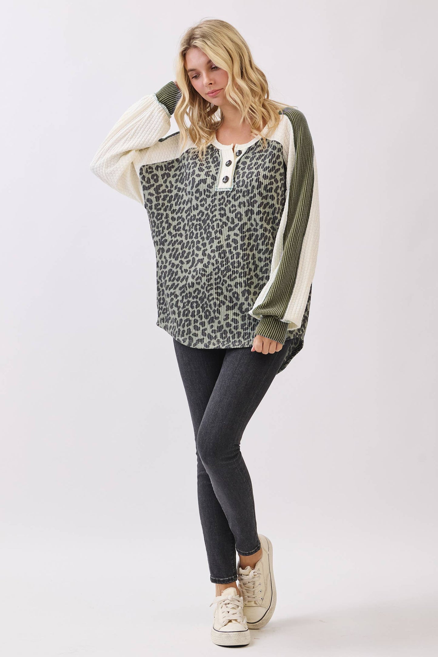 Wild Sage Button-Up Thermal