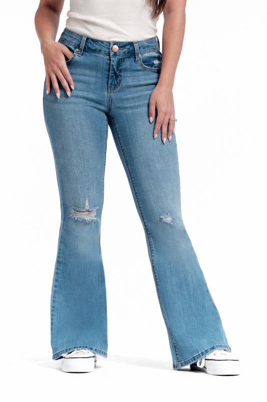 “Short & Sweet” Petite Flare Jeans