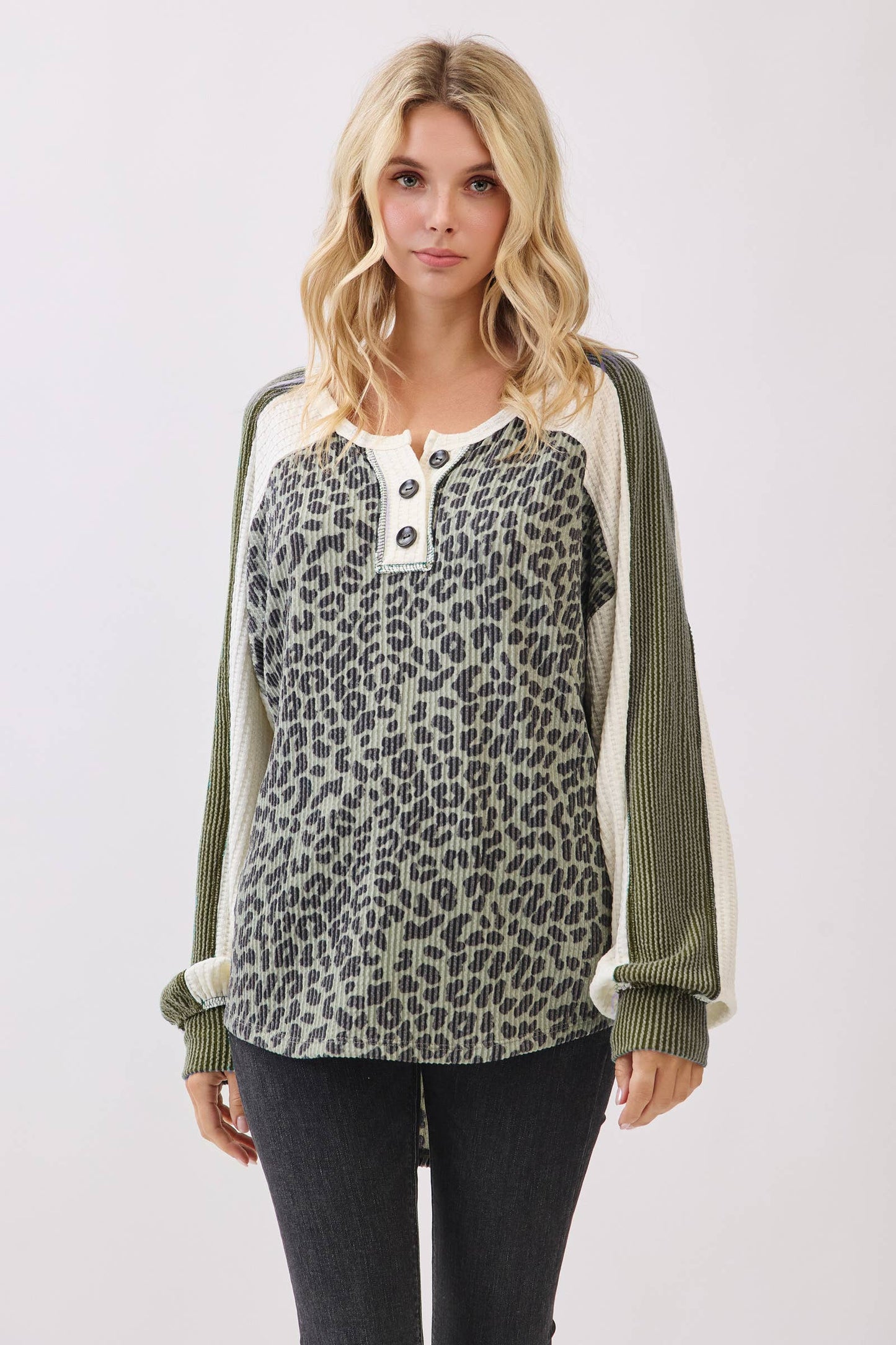 Wild Sage Button-Up Thermal