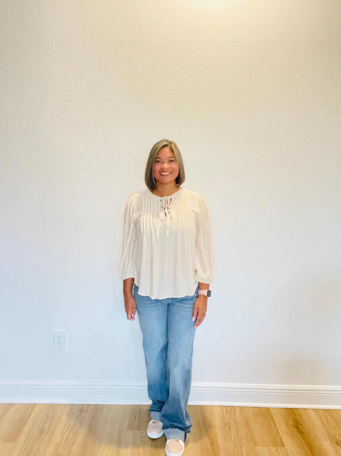 Sienna Pleated Tie Top