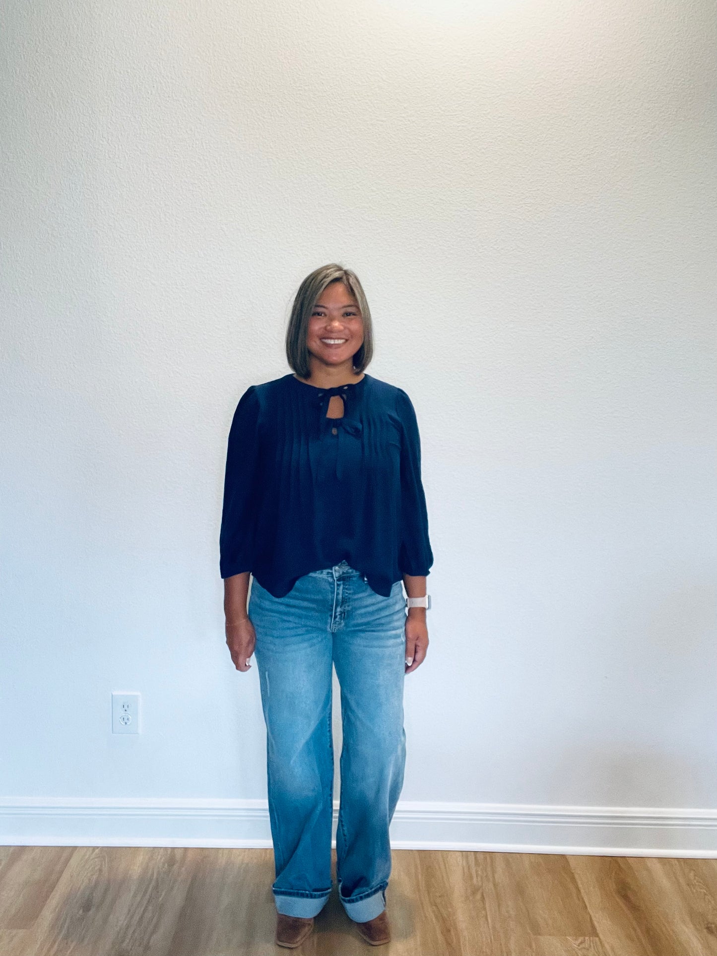 Sienna Pleated Tie Top