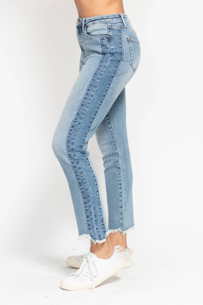 Driftline Jeans | Contrast Side Stripe Denim