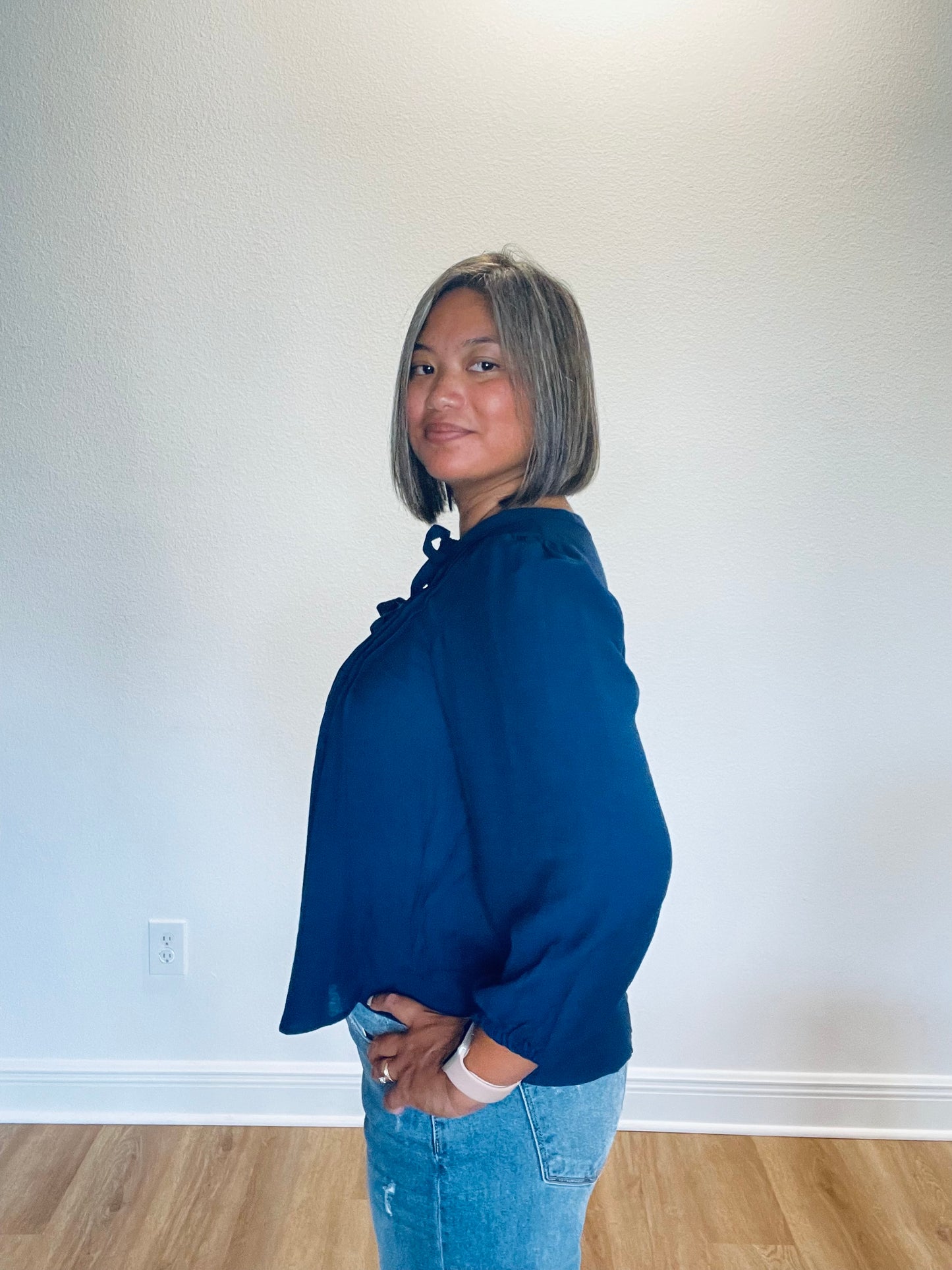 Sienna Pleated Tie Top