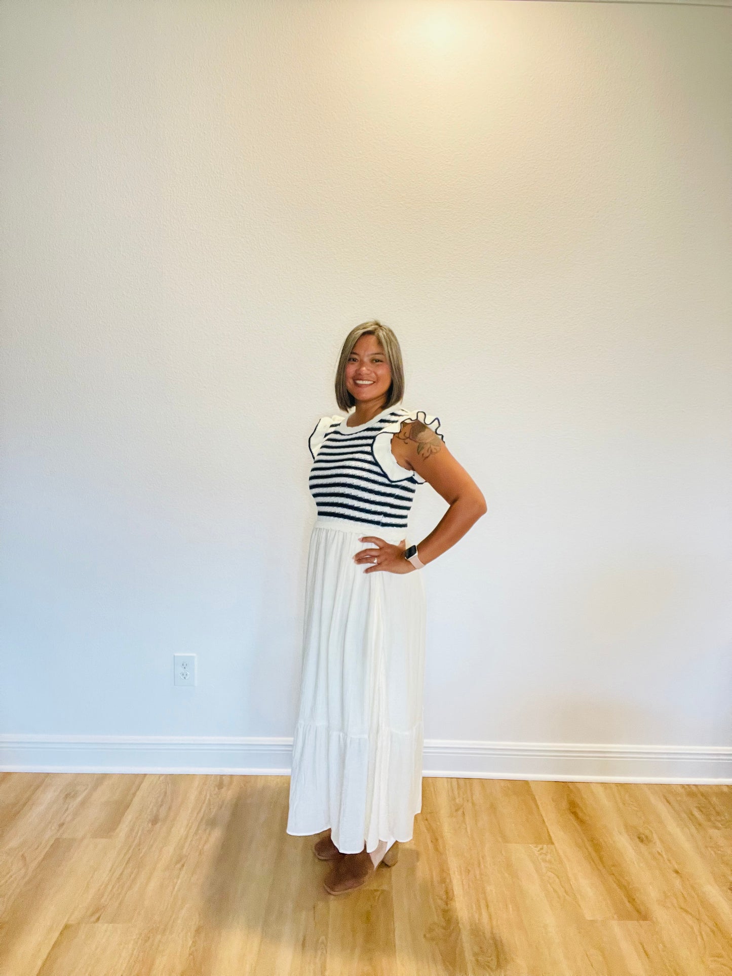 Coastal Breeze Striped Dress