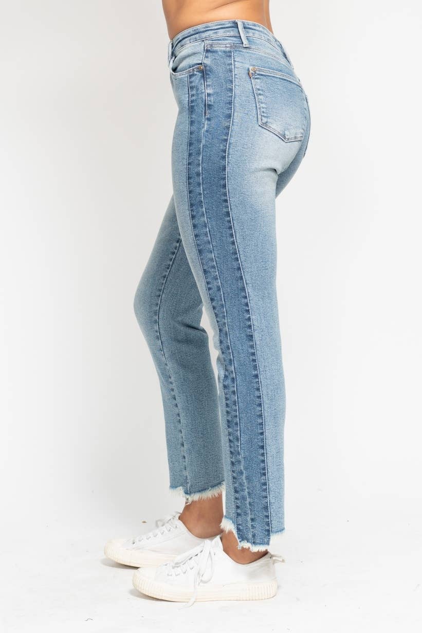 Driftline Jeans | Contrast Side Stripe Denim