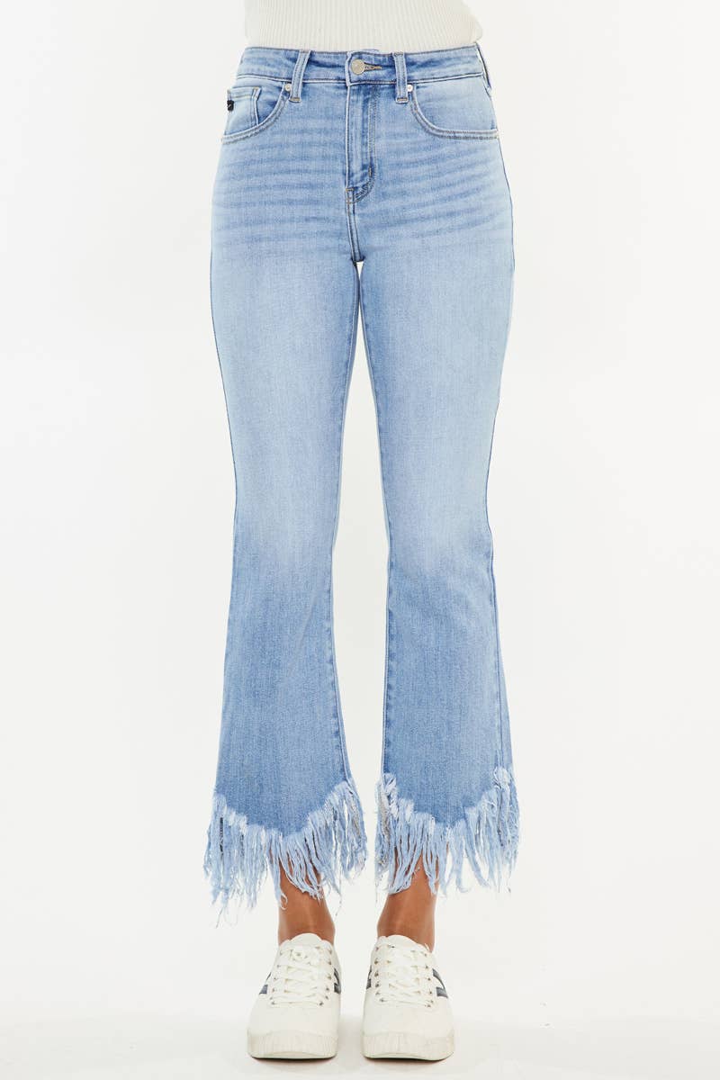 Ocean Breeze Fringe Jeans